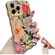 thumbnail image 1 of Lurvia Funda para teléfono, Funda con patrón de Luna y Flor de Pintura al óleo Retro Colorida, Funda Floral Delgada Protectora de TPU a Prueba de Golpes, Funda Impermeable para teléfono móvil con Airb, 1 of 6
