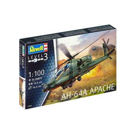 Model King Helicopter Apache 100 Helicopter Model Kit Model Kit, This is a 1/100 scale RG4985 kit By Revell Germany ()