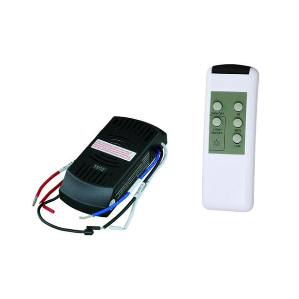 The Vaxcel Ceiling Fan Remote Control Kit in White Finish ...