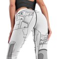 thumbnail image 2 of Dodecanese Islands Greek High Waisted Leggings for Women Regular & Plus - No See Through Tummy Control Cycling Workout Yoga Pants without Pockets M, 2 of 6