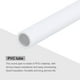 thumbnail image 4 of Tubo redondo rígido de PVC Uxcell 6mm ID 8mm OD 8" de longitud blanco de alto impacto para tuberías de agua, manualidades, fundas de cables, 4 of 6