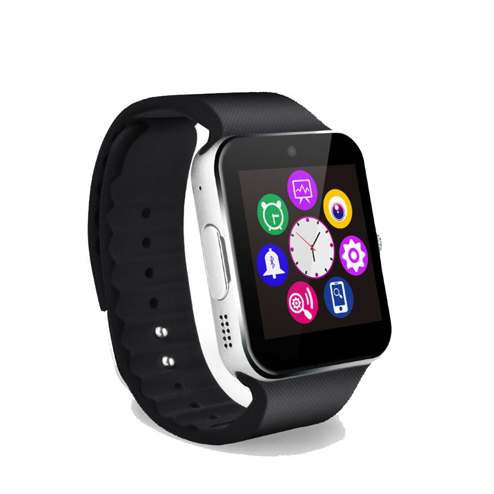 lijden tragedie Pygmalion GT08 Bluetooth Smart Watch Phone Mate Step Counter for IOS Android IPhone  HTC - Walmart.com