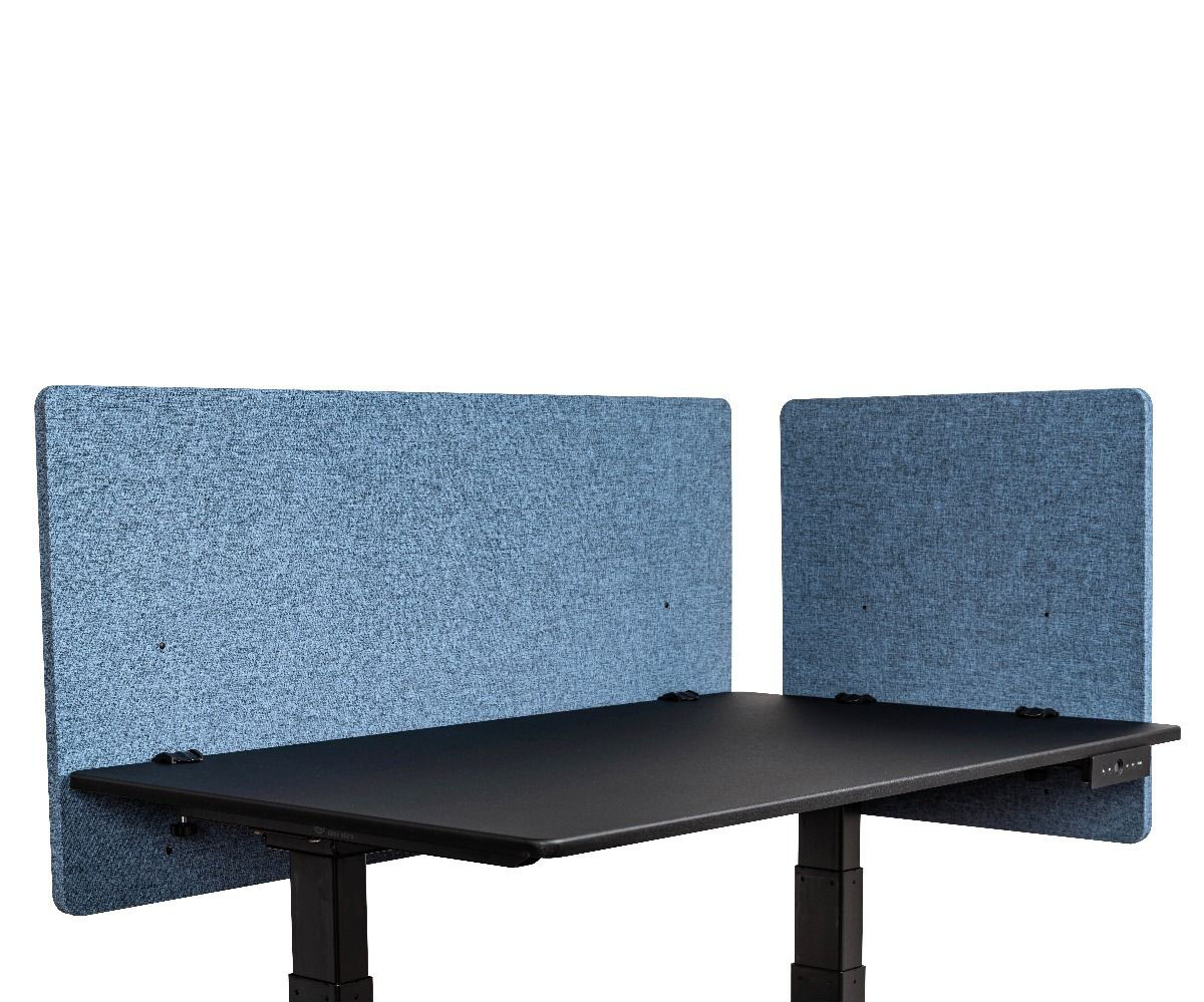 Offex Classroom, Library, Office Desk Mounted Partition Divider 2 Piece