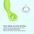 thumbnail image 4 of ACDANC 1Set Baby Spoon Food Grade Non-Deformable Silicone Toddler Feeding Training Spoon Utensils for Kids Spoons, 4 of 7