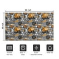 thumbnail image 5 of Gray Background Basketball Elements Pattern Door Rugs,Washable Non Slip Door Mats Indoor,Decorative Door Mats,Entry Mat Indoor for Entrance,Bedroom,Kitchen,Bathroom,17"x30", 5 of 6