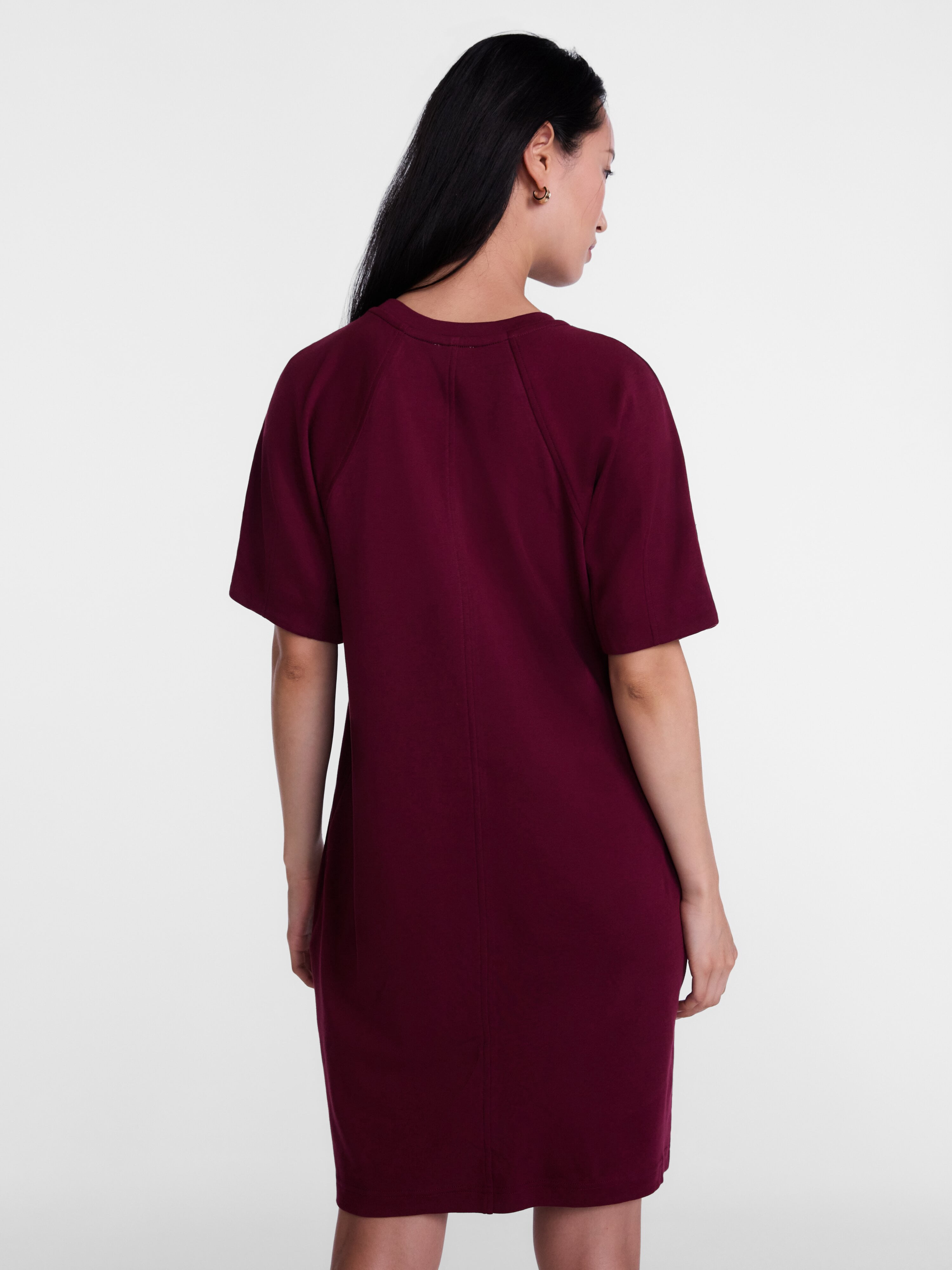 Scenario Women's and Women's Plus Mini Dress with Short Raglan Sleeves, Sizes XS-4X