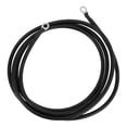 thumbnail image 1 of 1 Pc Cable de inversor de batería 5 AWG Gauge 8FT 5/16" Lug Cable de batería universal para automóvil, vehículo, barco, casa rodante, solar, cobre estañado negro, 1 of 1