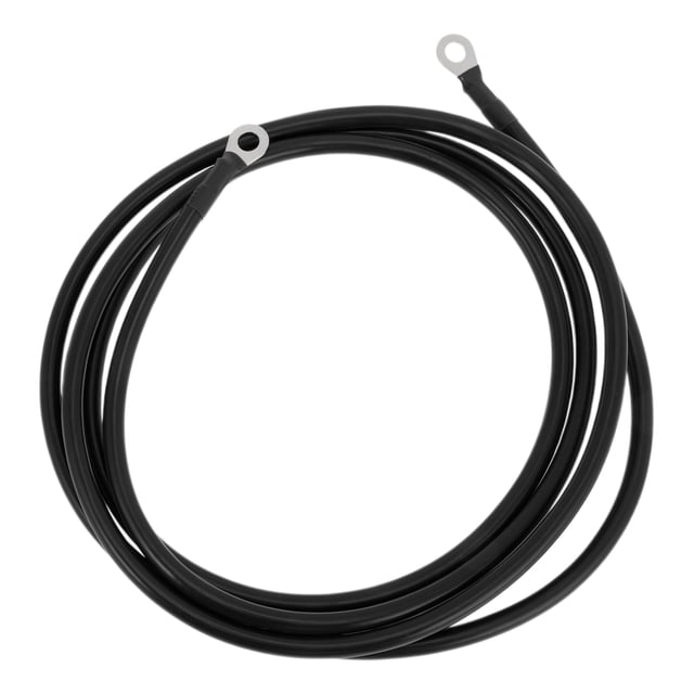 1 Pc Cable de inversor de batería 5 AWG Gauge 8FT 5/16" Lug Cable de batería universal para automóvil, vehículo, barco, casa rodante, solar, cobre estañado negro
