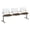 White Back, Fudge Seat, variant on KFI Studios KOOL 3 Seat Reception Bench, White Back, Fudge Seat