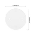 thumbnail image 2 of 50pcs White Ceiling Blank-up Cover Flat Round Blank Plate Octagon Box Electrical Box Cover Plates In Ceilings Or Walls For Oversize Box Openings Or Drywall, 2 of 2