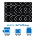 thumbnail image 4 of Turkish Made Trellis Area Rug / Fade Resistant, Multiple Sizes for Decor, 4 of 6