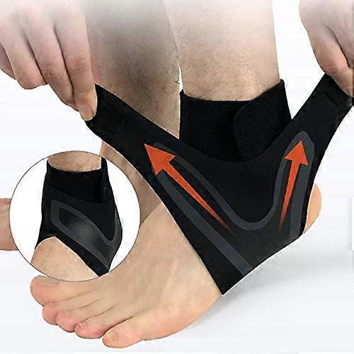 Foot Bandage Ankle Brace 1 Pair Adjustable Support for Sprain Prevention