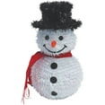 11" 3D Tinsel Snowman Decoration