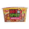 thumbnail image 4 of Nissin Bowl Noodles Ramen Noodle Soup Hot & Spicy With Shrimp Flavor 3.27 oz, 4 of 5