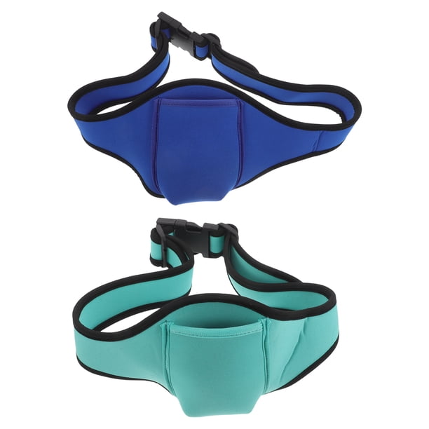 Riñonera para correr de 2 piezas: riñonera para correr, para correr, para hacer ejercicio, para hacer ejercicio, para teléfono, para hombres y mujeres, riñonera delgada para correr.