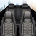 thumbnail image 2 of LAONNVIR Full Set Seat Covers Fit for Volkswagen Jetta 2008-2025 Faux Leather Car Seat Covers Waterproof Anti-Slip Automotive Seat Cushion(Black&Grey,5Seats), 2 of 8