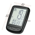 thumbnail image 3 of Wireless Cycling Computer, Bike Speedometer, Waterproof Cycling Computer with Speed Sensor, LED Backlight, Auto Wake-up, 3 of 8