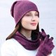 thumbnail image 2 of Gorro Bufanda Guantes De Lana Para Invierno 3 Pcs Unisex, 2 of 8