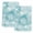 Teal Green, variant on Blue Coastal Kitchen Towels Set of 2, Nautical Starfish Coral Jellyfish Shell Sea Absorbent Dish Towels for Kitchen, Microfiber Hand Towel, Quick Drying Tea Towel for Cleaning Decorative Dishcloths