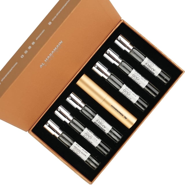Al Haramain Collection Discovery - Oud Ambre pour Unisexe Ensemble-Cadeau Mini 6 Pcs