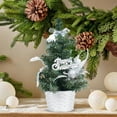 thumbnail image 3 of Mini Christmas Tree 30 cm PVC Potted Tabletop Decoration For Indoor Desktop Display, 3 of 8