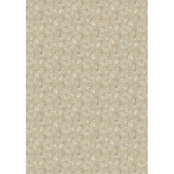 Milliken Imagine Area Rug SPRING FLORA SHEER BEIGE Spring Flora Sheer 10 9 x 13 2 Rectangle