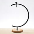 thumbnail image 4 of WHAMVOX Container Hanging Vase Holder Micro Landscape Holder Air Plant Holder Black, 4 of 8