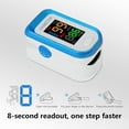 thumbnail image 2 of SUWU Pulse Oximeter Fingertip, Oxygen Monitor Fingertip for Sports Use,with Lanyard,Blue, 2 of 6