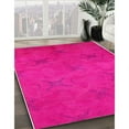 thumbnail image 3 of Ahgly Company Machine Washable Indoor Rectangle Industrial Modern Pastel Purple Pink Area Rugs, 2' x 3', 3 of 7
