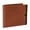 Cognac/Black, variant on Mens Genuine Goat Nappa Leather Bi-Fold RFID Front Pocket Wallet (Cognac/Black)