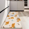 thumbnail image 4 of Cartoon Corgi Kitchen Rug Mat,Kitchen Runner Rugs Non Skid Washable,Decorative Kitchen Floor Mats for Kitchen,Sink,Laundry,17"X47", 4 of 5