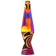 thumbnail image 1 of Lámpara Lava® - Base flocada con degradado Groovy de 14,5'' - La luz de movimiento original - Cera amarilla y líquido morado - Artículo n.º 2015, 1 of 5