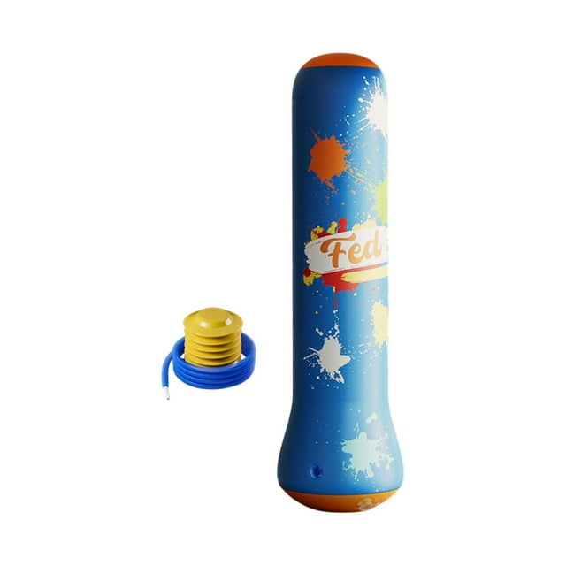 Saco de boxeo para niños, saco de karate, equipo de boxeo para entrenamiento de karate y taekwondo. Bomba azul cielo