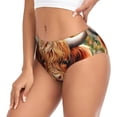 thumbnail image 2 of Fotbe Countryside Colorful Floral Cow Calzones Estampados para Mujer – Ropa Interior de Algodón, Cómoda, Suave y Elástica-3X-Large, 2 of 6