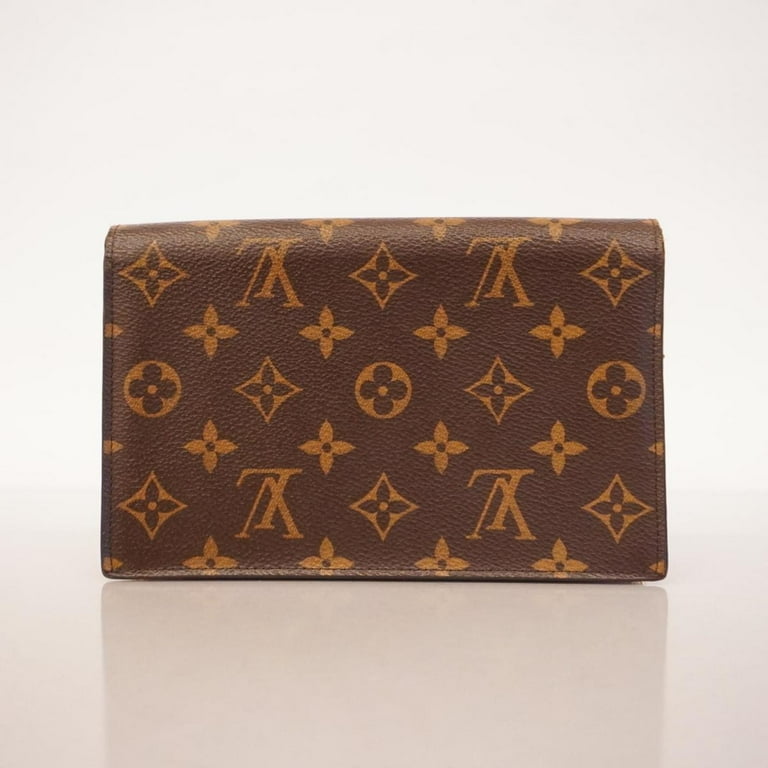 Pre-Owned Louis Vuitton Shoulder Wallet Monogram Portefeuille  