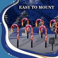 thumbnail image 3 of 5 Pieces/Set Ground Light Waterproof Light for Garden Patio Patio Ground Light Plastic Christmas Themed Lighting Decor, Solar Power, 3 of 7