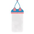 thumbnail image 1 of Bolsa para teléfono Funda para teléfono móvil subacuática Bolsa sellada IPX8 Bolsa transparente impermeable para teléfono móvil, azul Inevent EL003013-02, 1 of 7