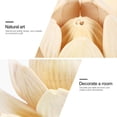 thumbnail image 6 of MLINS Wooden Lotus Decor for Home Decoration Yellow Color Long Lasting Desktop Adornment, 6 of 8