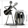 thumbnail image 4 of Portalápices de guitarra, accesorios creativos de escritorio, escritorio de metal multiusos Portalápices adecuado para regalos, niños, estudiantes y papelería de oficina, 4 of 5