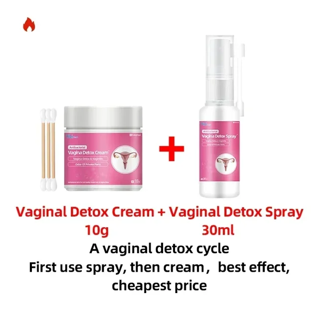 Spray desintoxicante vaginal Limpiador de útero y vagina Infección de la vagina Tratamiento de la vaginitis Cuidado de la higiene femenina ginecológica para mujeres