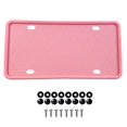 thumbnail image 1 of Kit de Cadre de Plaque d'Immatriculation en Silicone pour Voiture Détachable Étanche Monté sur Vis Numéro, 1 of 8