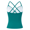 thumbnail image 2 of Hilor Womens Underwire Tankini Top Swimwear Twist V Neck Swimsuits Tummy Control Crossback Bathing Suits Top Only, 2 of 7