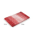 thumbnail image 3 of JeashCHAT Luxury Bathroom Rug Mat 24"x16", Extra Soft and Absorbent Microfiber Bath Rug, Non-Slip Plush Shaggy Bath Carpet, Machine Wash Dry, Bath Mat for Bathroom Floor, Tub and Shower, Red, 3 of 9