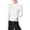 *White, variant on ClodeEU Women's Mock Neck Long Sleeve Base Layer Top ,Solid Color Fashion Slim Fit Blouse Black,Womens Plus XL