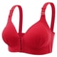 thumbnail image 1 of WILLBEST Brasier Sin Varillas Mujer Sujetador Fino Sin Aros De Acero Para Mujer, Color Liso, Con Botones Delanteros, Transpirable, Con Frunces, Ropa Interior Cómoda., 1 of 3