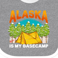 thumbnail image 4 of Inktastic Alaska Camping Vacation Boys or Girls Baby Bib, 4 of 4