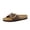 Brown, variant on Leeds Sandals for Women, Slip On Big Buckle Slide Womens Sandals with Memory Foam Footbed, Comfortable Summer Footwear