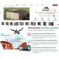 thumbnail image 2 of AECOJOY 14' x 12' Outdoor Storage Shed with Lockable Door Patio Metal Garden Storage Building in Brown for Outside, 2 of 7