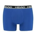 thumbnail image 3 of Head Men's Boxer Shorts, 2-Pack - Basic, Cotton Stretch, Plain Blue/Black S (Small), 3 of 3