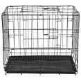 thumbnail image 1 of Shisuyan Folding With Toilet Dog Cage Teddy Poodle Small And Medium Dog Cat Cage Rabbit Cage Pet Cage(Black), 1 of 8